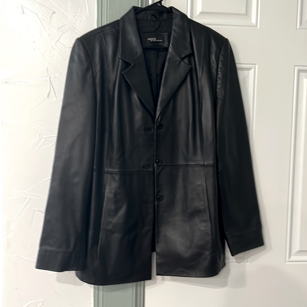 Black Valerie Leather Jacket